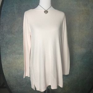 NWT J.Jill Tunic Sweater, Pink, Small